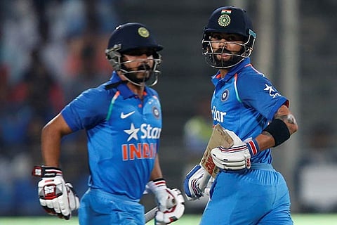 Virat Kohli and Kedar Jadhav