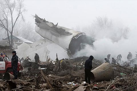 Cargo plane crash kills 37 in Kyrgyzstan