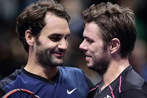 File photo of Roger Federer and Stan Wawrinka