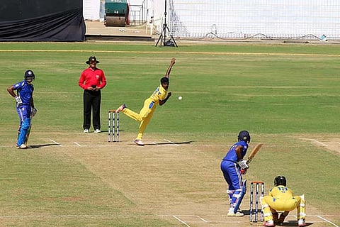 M Ashwin (bowler) sizzled for TN with an all-round performance (2/21 and 34 in 20 balls)