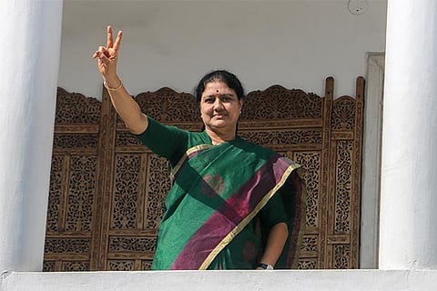 File photo of VK Sasikala
