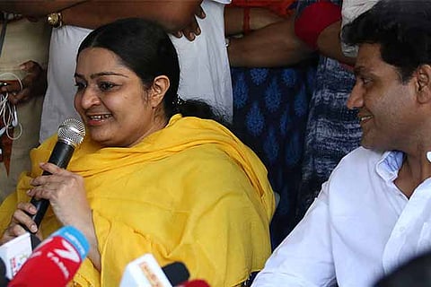 Late Chief Minister J Jayalalithaa?s niece Deepa Jayakumar at a press meet