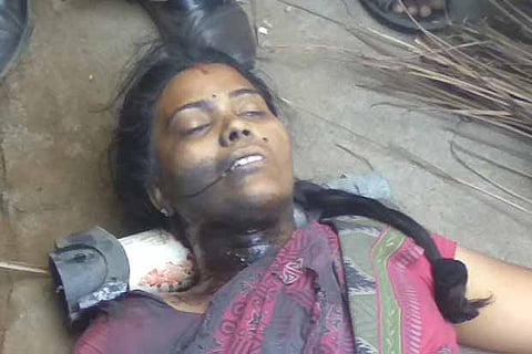 Jothimani was found in a pool of blood at her house in Pallipalayam