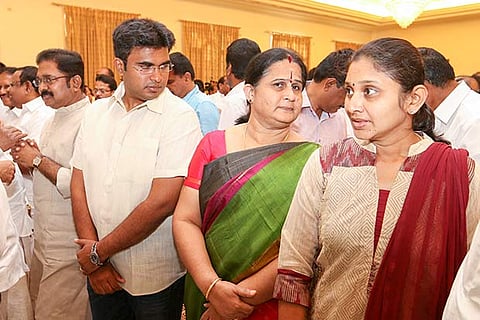 Family members of Edappadi Palanisamy (Photo: Manivasagan N)