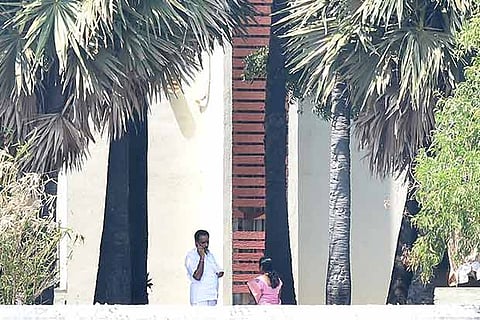 AIADMK MLAs at the Golden Bay Resorts in Koovathur