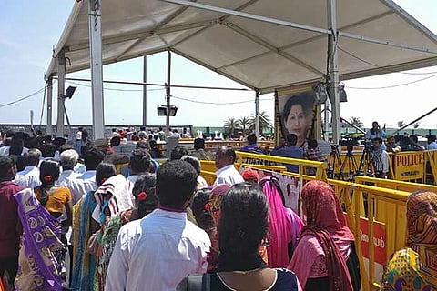 Public throng Jayalalilthaa?s memorial on February 24