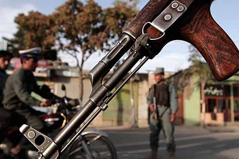 Eleven Afghan police killed in 'insider attack'