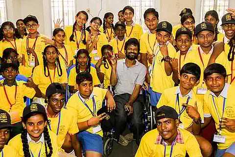 A team of students who participated in the workshop