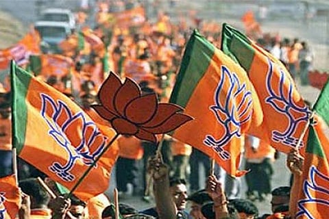 Bharatiya Janata Party party flag (BJP)