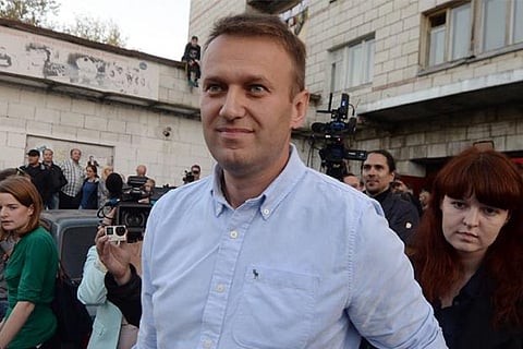 Russian opposition leader Alexei Navalny
