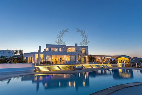 Kingfisher Villa in Goa belonging to the troubled businessman Vijay Mallya