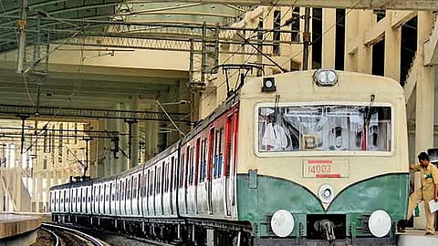 File photo of a Mass Rapid Transit System (MRTS) train