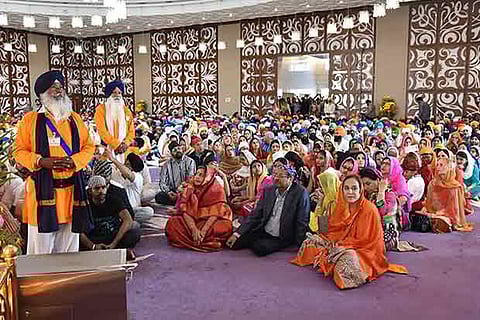 The gurudwara caters to over 50,000 Sikh devotees in the United Arab Emirates