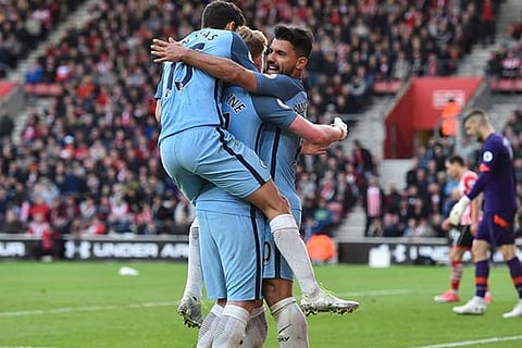Vincent Kompany and Sergio Aguero were the stars as Man City moved to third spot in Premier League
