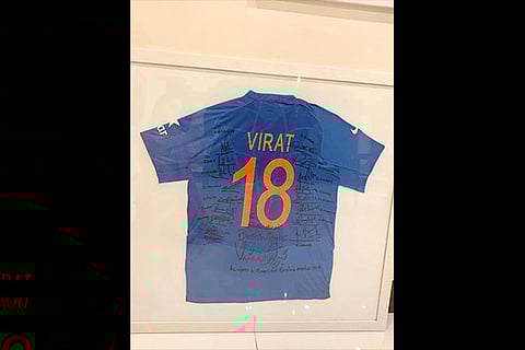 Team India gifted Afridi a signed Kohli jersey in a show of sportsmanship