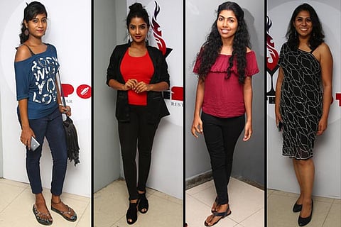 (L to R) Sachuchitra, Pavithra, Sunita and Gayathri