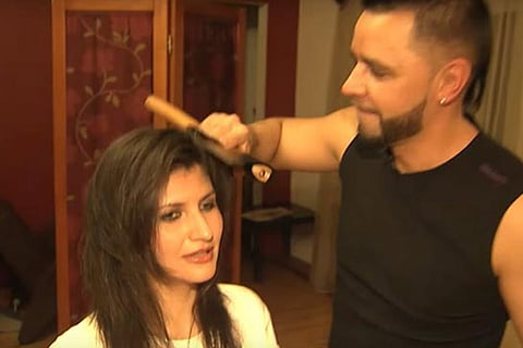 In today?s dose of dangerous fashion, it is haircut with an axe