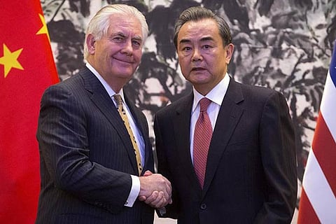 Wang-Tillerson meet amid tensions in Korean peninsula