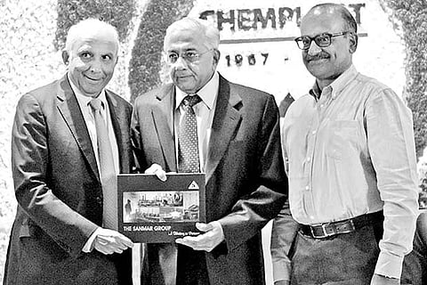 Billionaire investor Prem Watsa (left) with N Sankar, Chairman, Sanmar Group