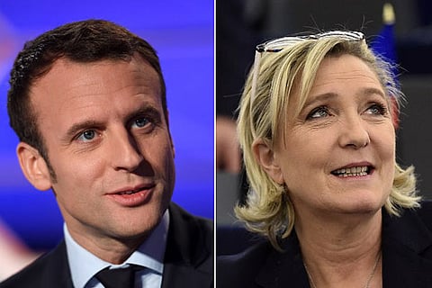 Emmanuel Macron and Marine Le Pen