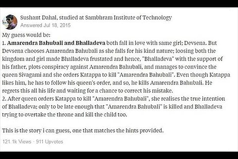 Screenshot of the viral post