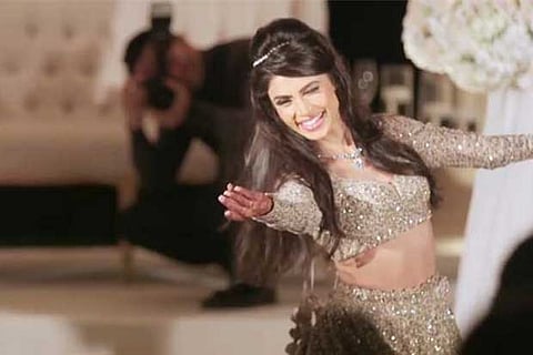 A screen shot from the video