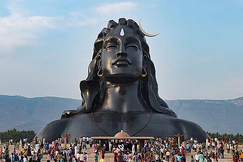 Adiyogi bust at Isha Foundation in Coimbatore