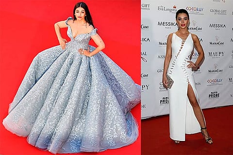 (L) Aishwarya Rai Bachchan and (R) Amy Jackson