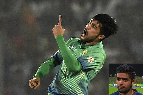 Mohammad Amir will have to be at his best to lead Pakistan?s campaign. (Inset) Babar Azam