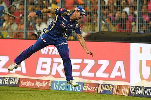 Mitchell Johnson, who came up with a sterling show in the final