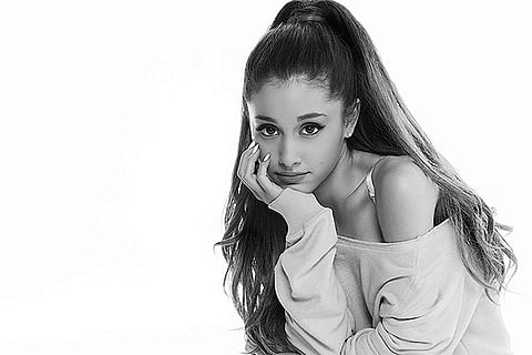 American pop singer Ariana Grande