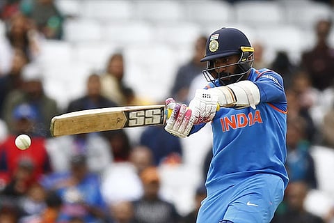 Dinesh Karthik on his way to 94 against Bangladesh