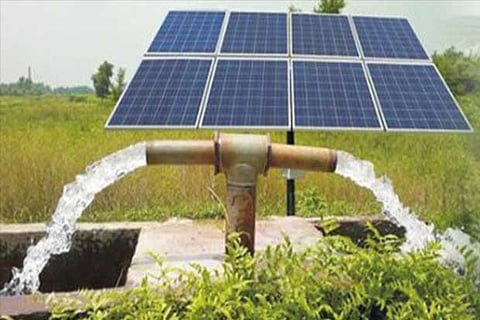 Solar irrigation system is an asset for villagers as they can sell excess power