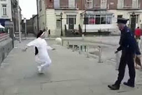 A screenshot from the video