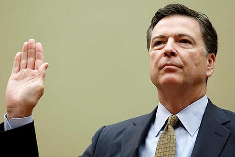 Former FBI Director James Comey accused the Trump administration of defaming him