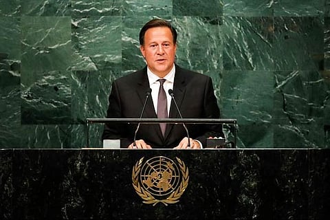 Panamanian President Juan Carlos Varela