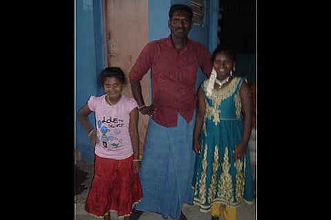 Shankar, along with his daughters