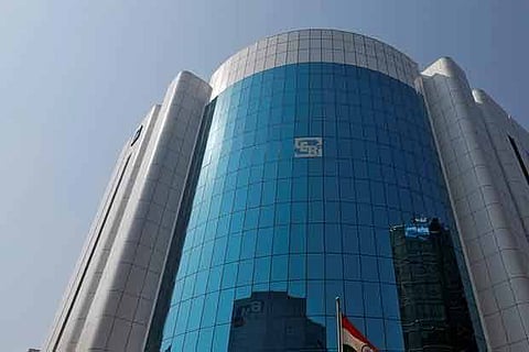 The logo of the Securities and Exchange Board of India (SEBI)