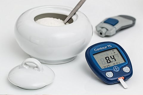A blood sugar reading device