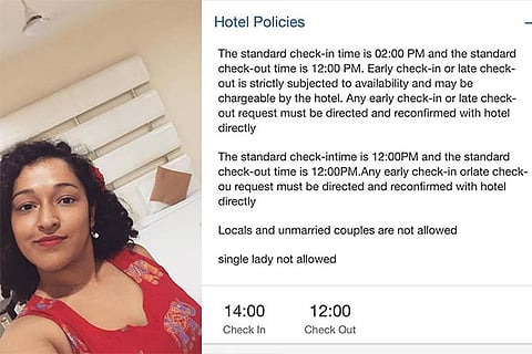 Hyderabad hotel tells woman ‘Single lady not allowed’