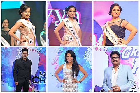 (Clockwise) Divya V C, Sweety Laila, Bhavana Rao, KS Ravikumar, Saakshi, Karthik