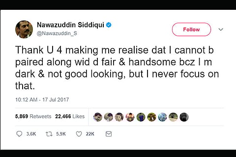 Nawazuddin’s colourism tweet trending