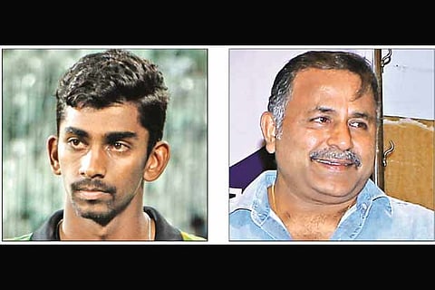 B Aparajith; (Right) Bharat Arun