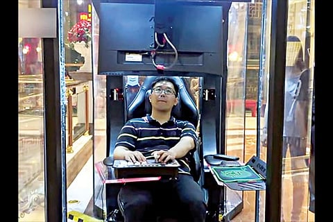 Chinese mall installs ‘husband storage pods’ to entertain men