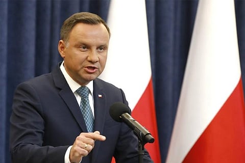 Poland's President Andrzej Duda