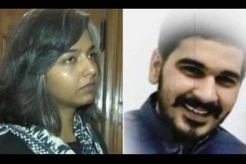 Varnika Kundu and Haryana BJP chief Subhash Barala?s son Vikas. (Screengrab)