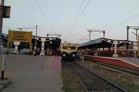 A file photo of the Tambaram railway station