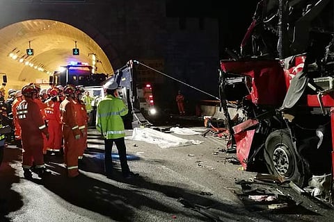 36 dead, 13 injured in China road accident