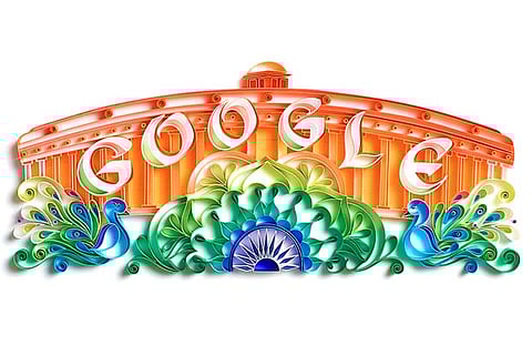 Google Doodle for India's Independence Day 2017