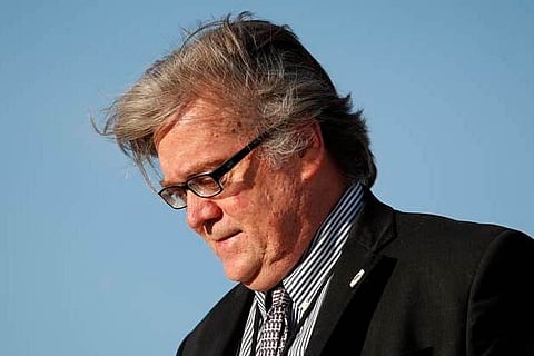 US President Donald Trump's close aide Steve Bannon